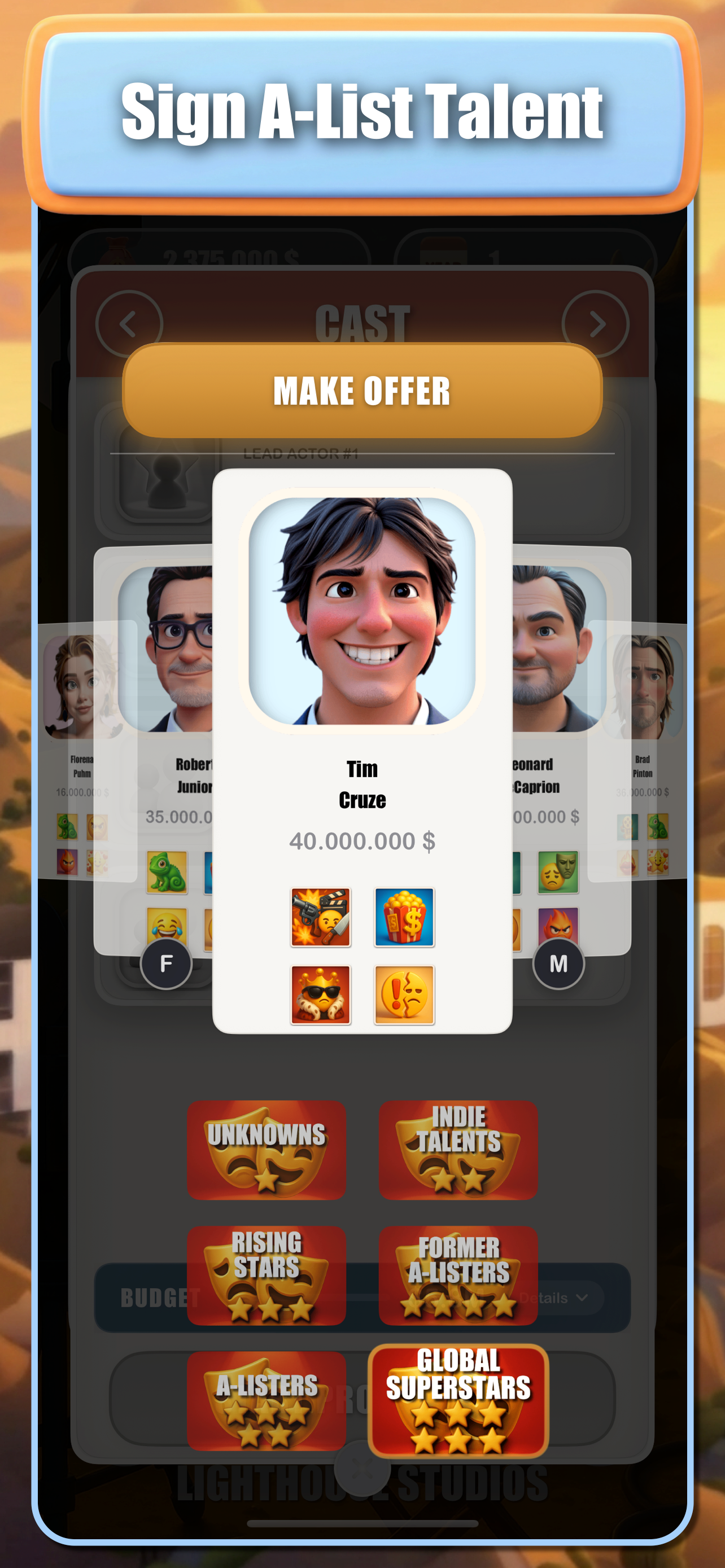 Hollywood: Movie Studio Tycoon
