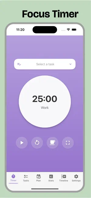 Deep Work : Stay Focused screenshot 1