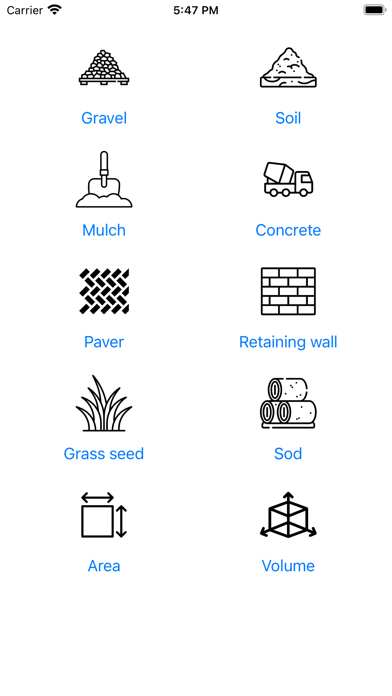 Landscaping Helper: Estimator Screenshot