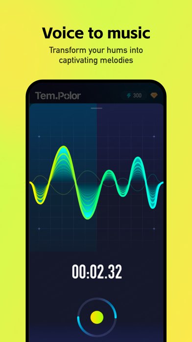 TemPolor: AI Music Maker Capture d'écran de l'application