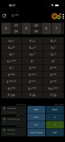 Oolimo Guitar Chords iPhone screenshot