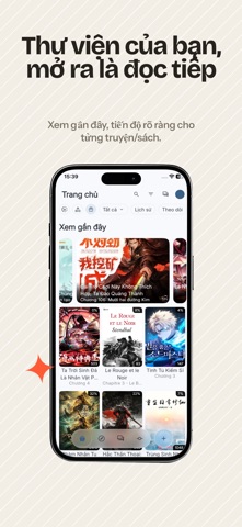 vBook – Đọc Truyện & Sách iPhone screenshot 1