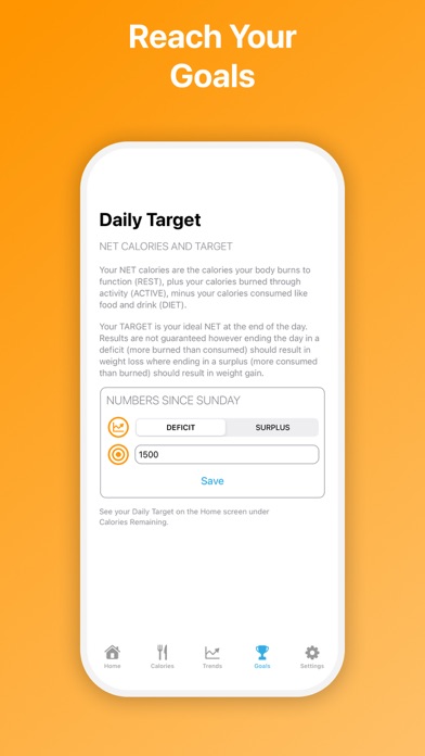 CaliCalo: Watch Your Calories iPhone screenshot 4 - Health & Fitness app