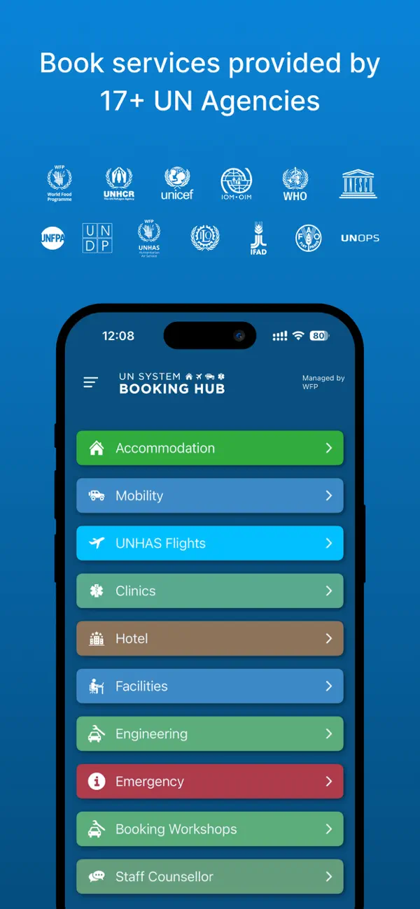 Screenshot #2 pour UN System Booking Hub