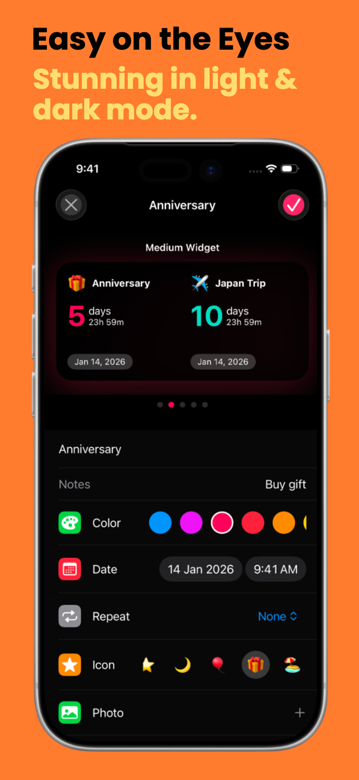 ReminDown: Countdown & Widgets screenshot 7