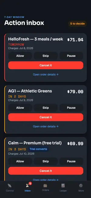 Renew Subscription Manager screenshot 2