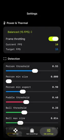 Скриншот PadelRadar: AI Padel Analyzer на iPhone 4