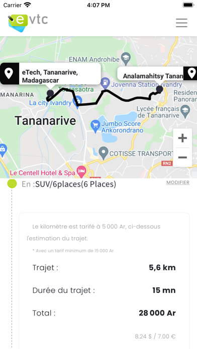 e-VTC by E-sanandro Screenshot