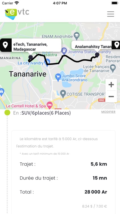 e-VTC by E-sanandro screenshot-5