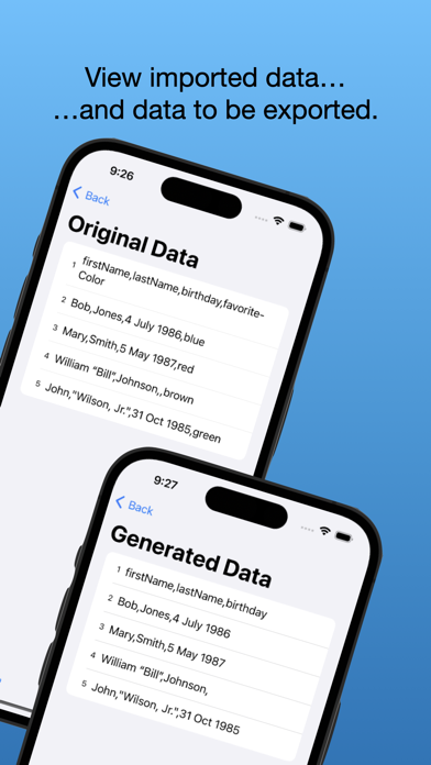 Screenshot 4 of CSV - Rows & Columns App