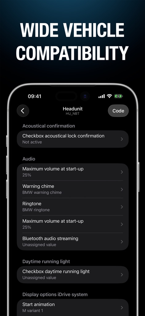 BimmerCode - Productivity App | MWM