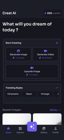 CreatAI iPhone screenshot
