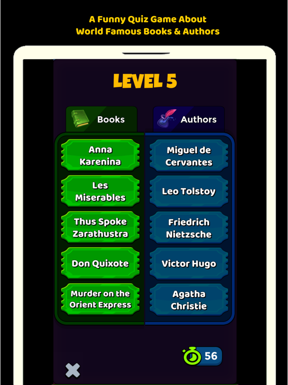 Books And Literature Quiz Game