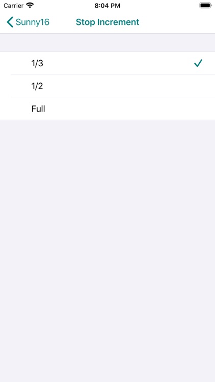 Sunny16 exposure calculator screenshot-3