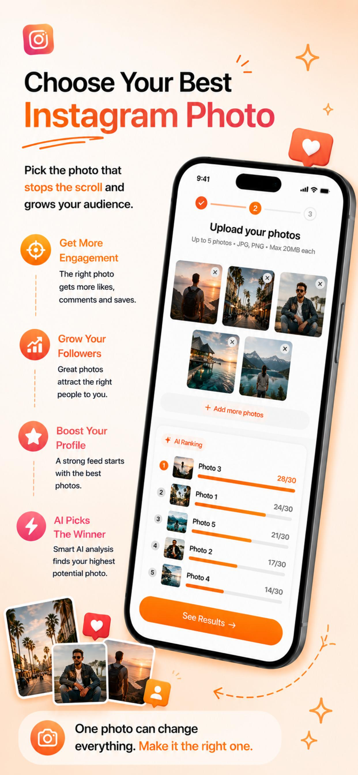 Feeler: Photo Rater & AI Test screenshot 4