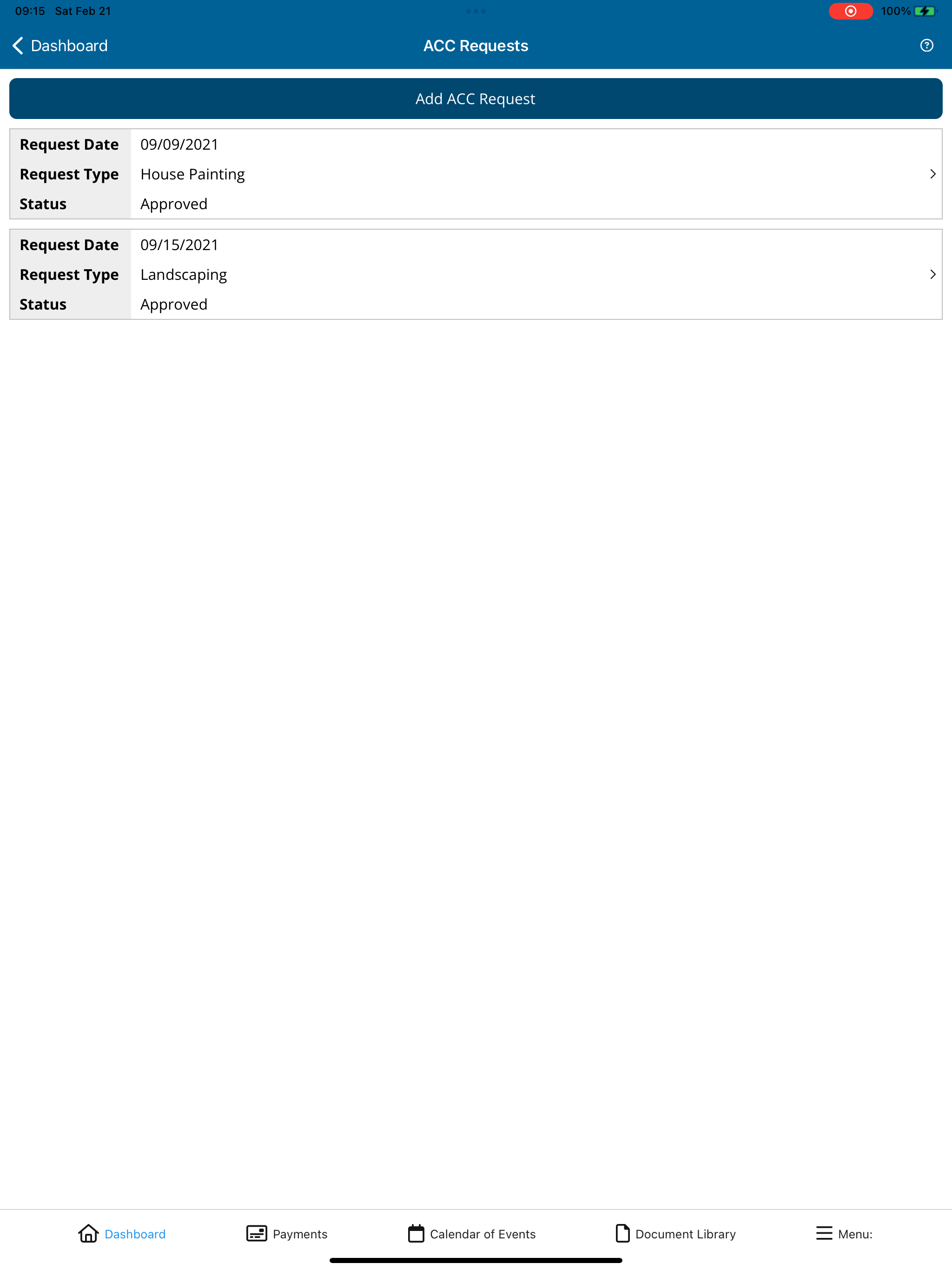 Elite Community Mgmt App