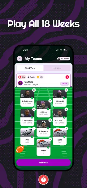 Extreme Fantasy Football screenshot 2