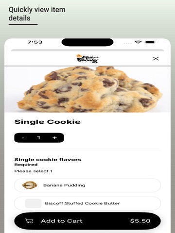 Hello Chonky Cookie Co iPad screenshot