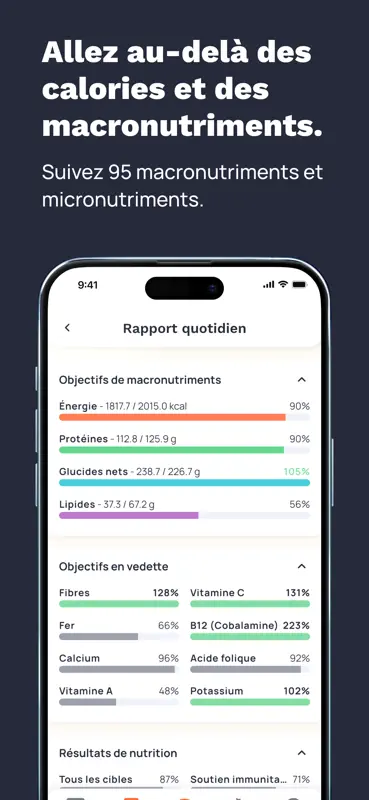 Cronometer: compte-calories screenshot 3 of 9