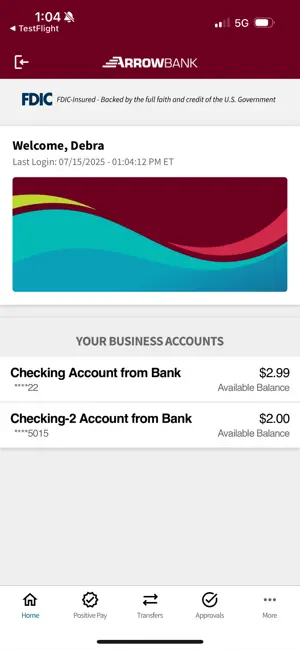 Arrow Bank Business screenshot 2