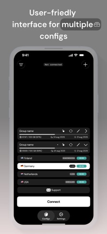 RabbitHole – VPN client iPhone screenshot 2