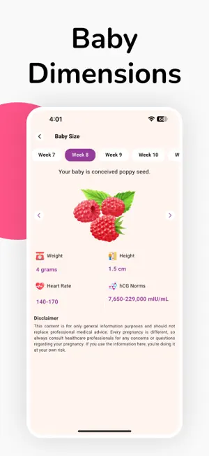 Pregnancy Tracker Week by Week screenshot 3
