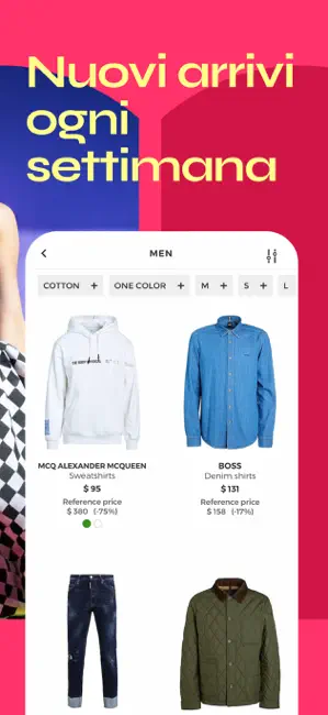 YOOX: Acquista moda online iPhone screenshot 2