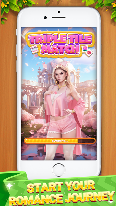 Triple Tile Match:Dating Girls Screenshot