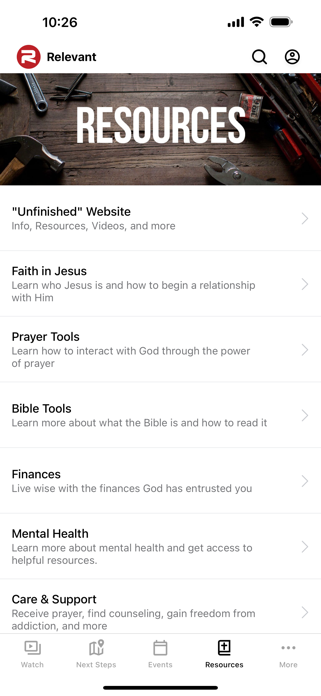 The Relevant App Screenshot 4 of 5