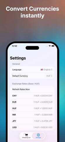 Shopping Currency Lite screenshot