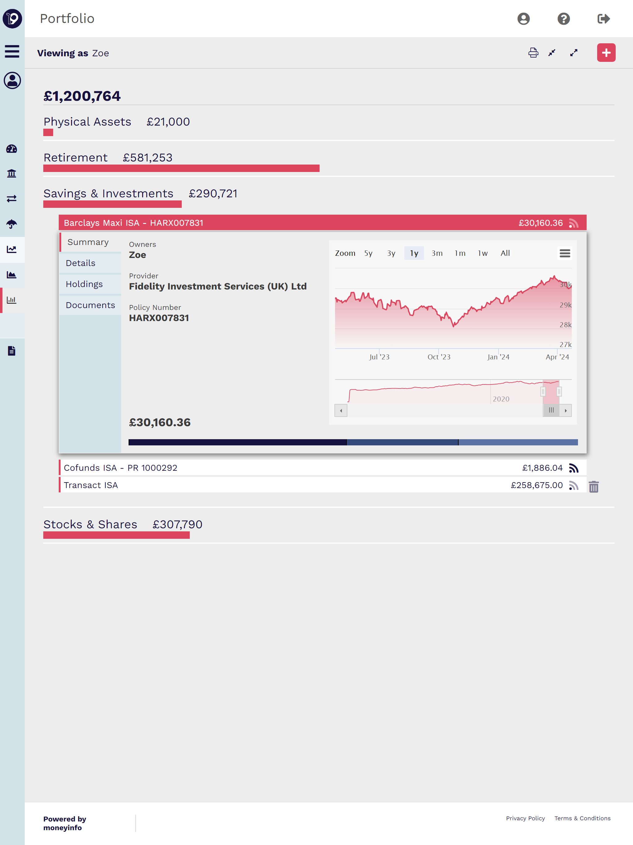 Nineteen Wealth Portal screenshot 6