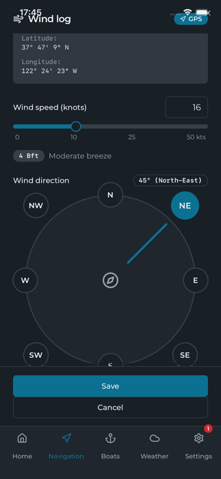 EkyNavy - Sailing Logbook Screenshot 6 of 9