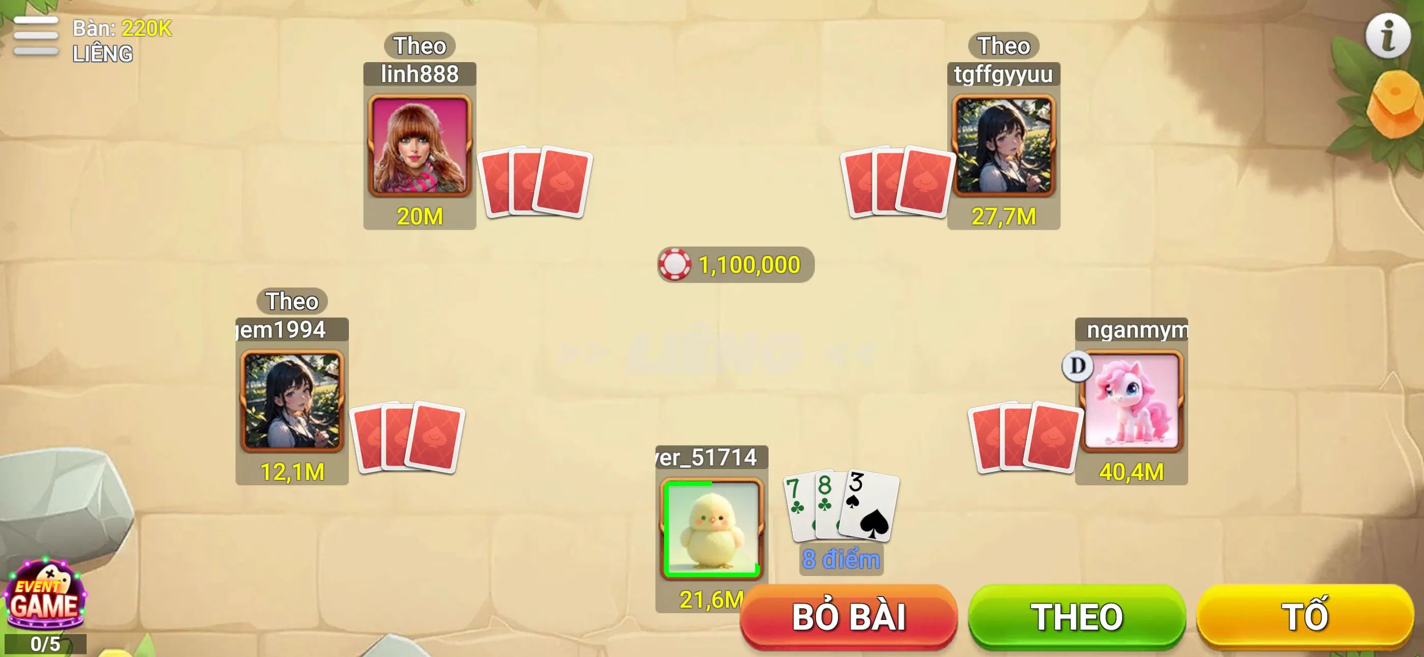 #5. Sâm Lốc Offline - Xâm Chặt Heo (iOS) De: LONG PHAM XUAN