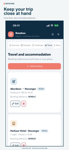 Rotation – Schedule & Certs screenshot 4