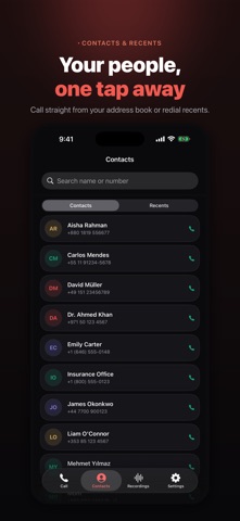 Auto Call Recorder: Calls iPhone screenshot