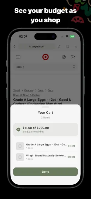 Plateful: Grocery List Budget screenshot 3