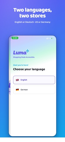 LUMAPLUS - Accessible Shopping screenshot
