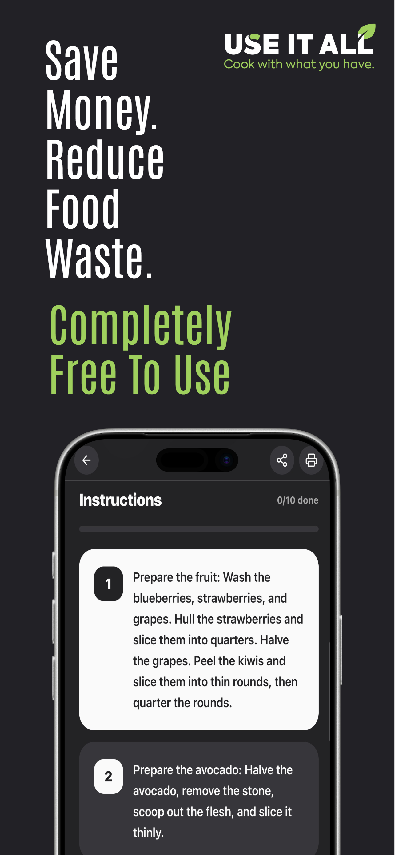 Use It All - Recipe Generator