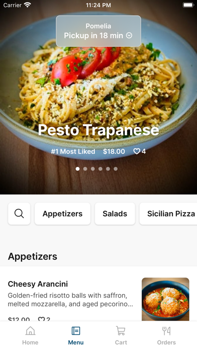 Pomelia To Go iPhone screenshot 2 - Food & Drink app