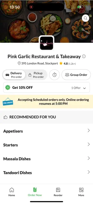 Pink Garlic Restaurant screenshot 2