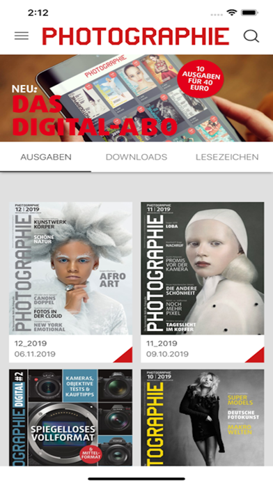 Photographie Magazin Screenshot