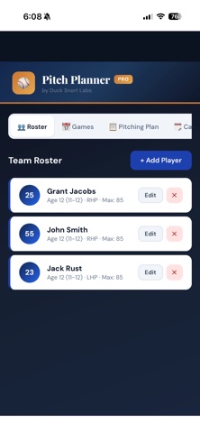 Pitch Planner Pro Screenshot 1 of 7