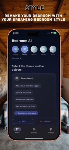 Bedroom AI : Room Makeover screenshot