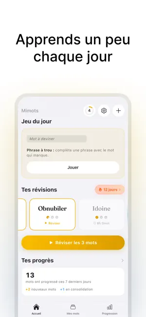 Mimots : vocabulaire screenshot 3