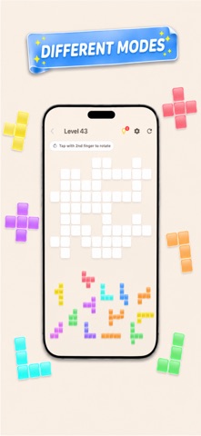 BlockFit! - Puzzle Game iPhone screenshot