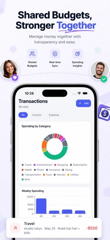 Shared Budget: Expense Tracker Screenshot 2 of 5