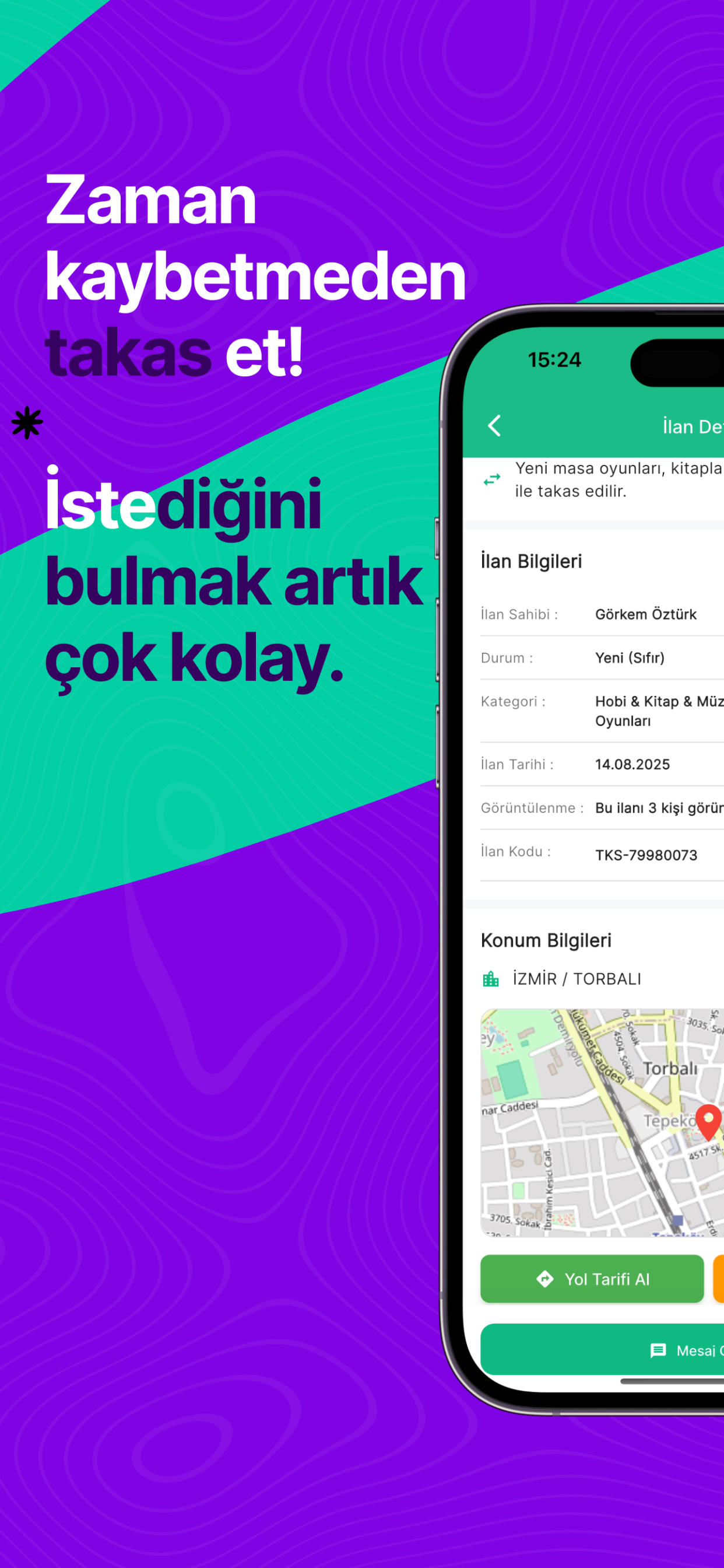 Takasly - Eşyalarını Takas Et
