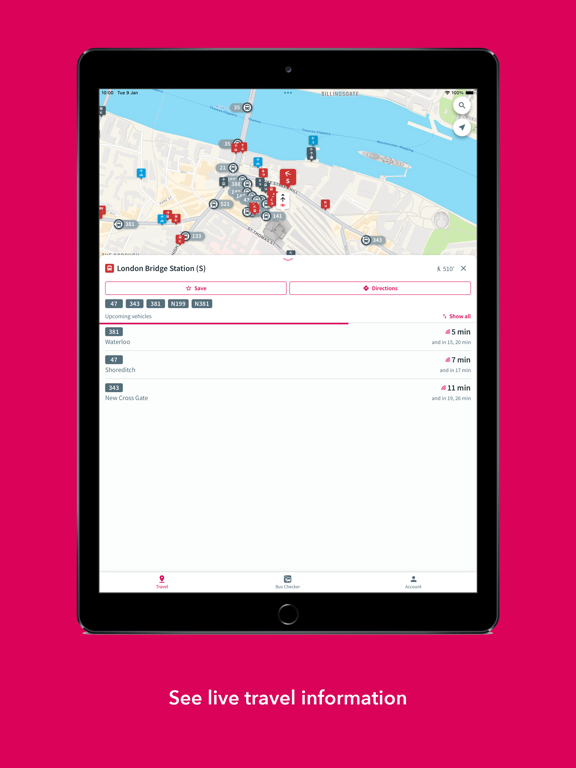 Screenshot #5 pour London Bus Checker