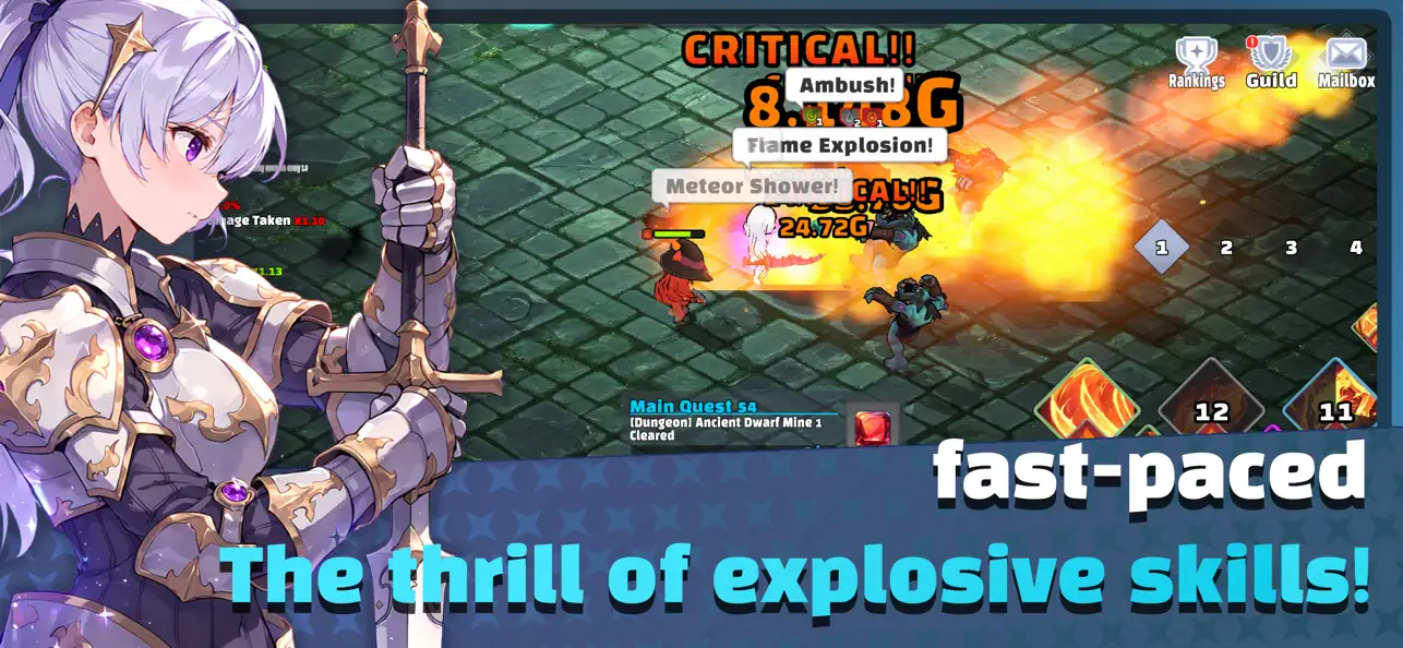 Raising Reincarnated SwordMage Hack screenshot 5 - game app interface