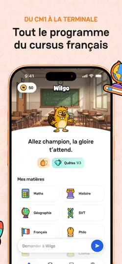 Capture d'écran de Wilgo : IA N°1 - Quiz Révision sur iPhone 4